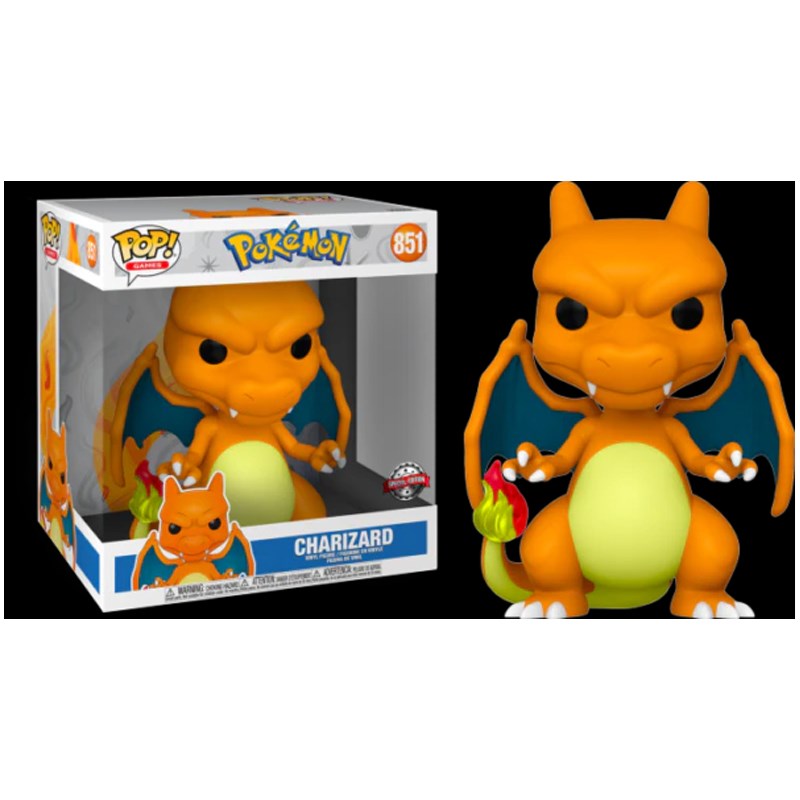 Funko Pop Jumbo! Games: Pokemon - Charizard (EMEA)