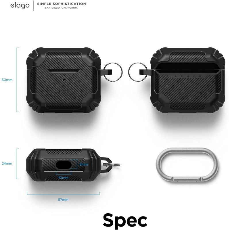 Elago AirPods 3 Solid Armor Case (Online Packing)