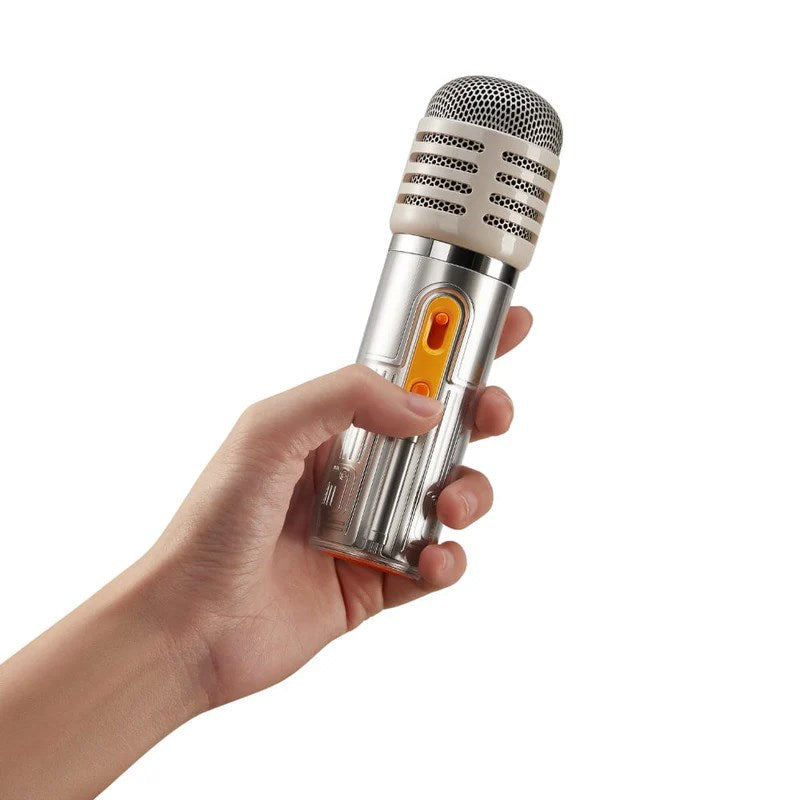 Divoom Spark-Pro Portable Bluetooth Speaker With Dual Microphone Karaoke Function - White