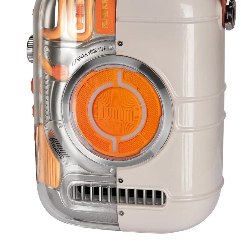 Divoom Spark-Pro Portable Bluetooth Speaker With Dual Microphone Karaoke Function - White