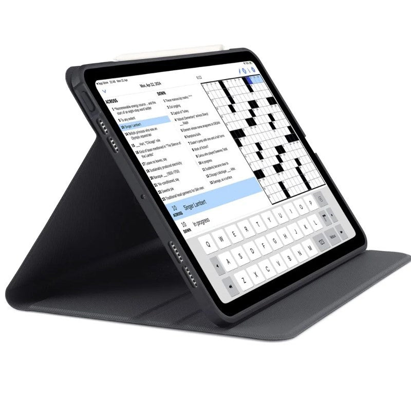 Pipetto iPad Air 13 (2024) Origami No5 Rotating Folio Case, Black