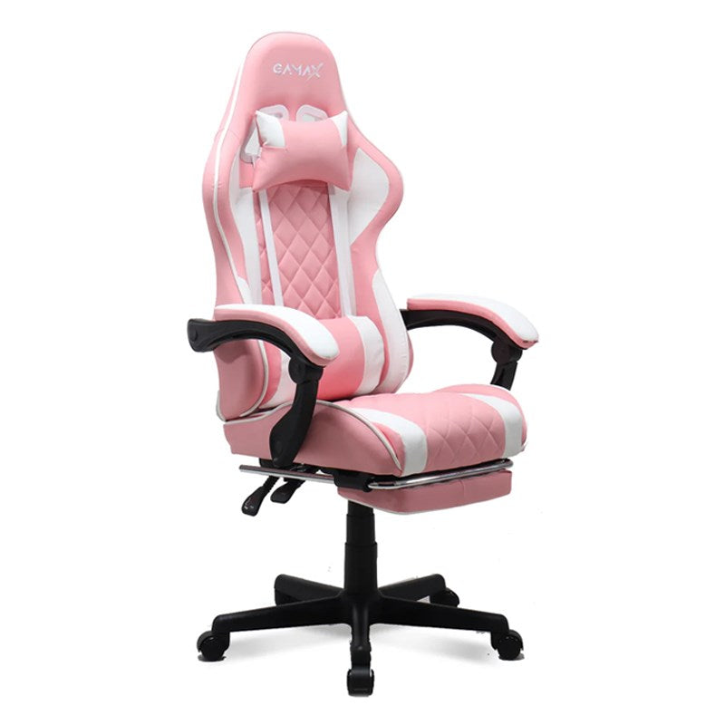 Gamax Gaming Chair Model 1-LT001L with Linkage Function Armrest & Retractable Footrest