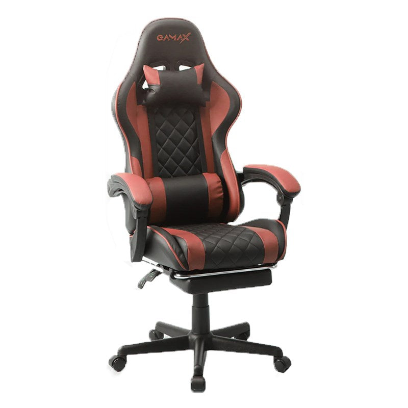 Gamax Gaming Chair Model 1-LT001L with Linkage Function Armrest & Retractable Footrest