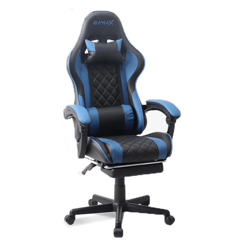 Gamax Gaming Chair Model 1-LT001L with Linkage Function Armrest & Retractable Footrest