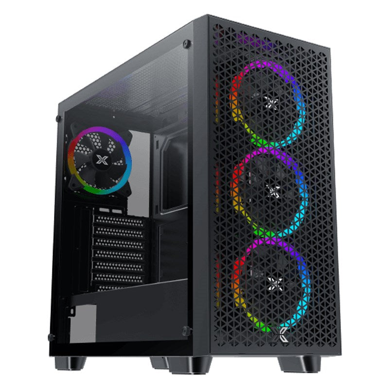 XIGMATEK GAMING G PRO ARGB EATX Mid Tower Gaming PC Case - Black