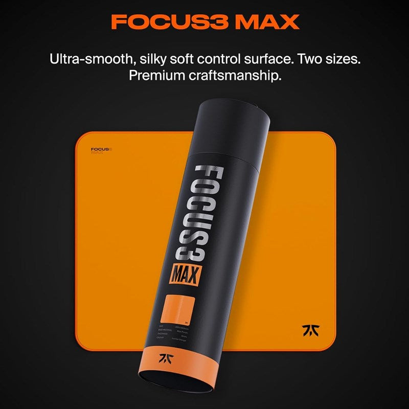 Fnatic Focus3 Max L Gaming Mousepad (480x400x6mm) - Sunrise Orange