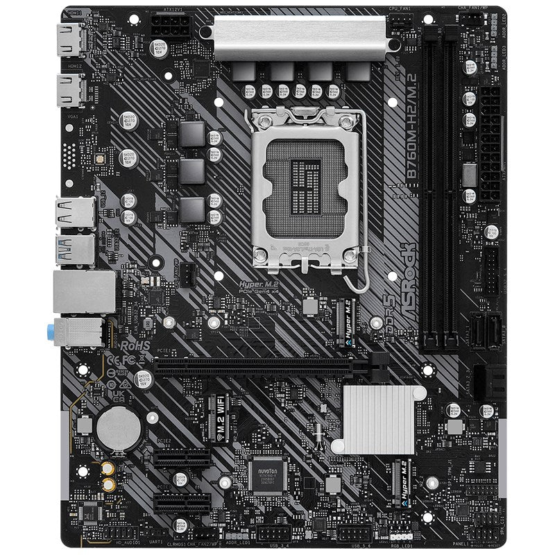 ASRock B760M-H2/M.2  Micro ATX Gaming Motherboard