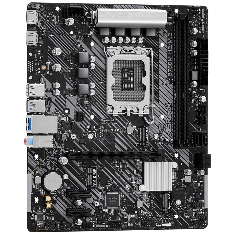 ASRock B760M-H2/M.2  Micro ATX Gaming Motherboard