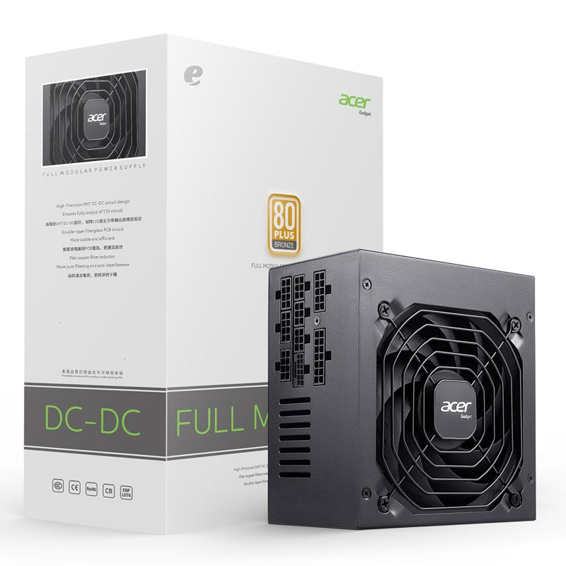 Acer AC-750 750Watt 80 Plus Bronze Full Modular ATX Gaming Power Supply