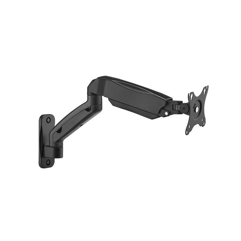 GAMEON GO-5015 Economy Spring-Assisted Wall Mounted Single Monitor Arm, Stand And Mount For Gaming And Office Use, 17
