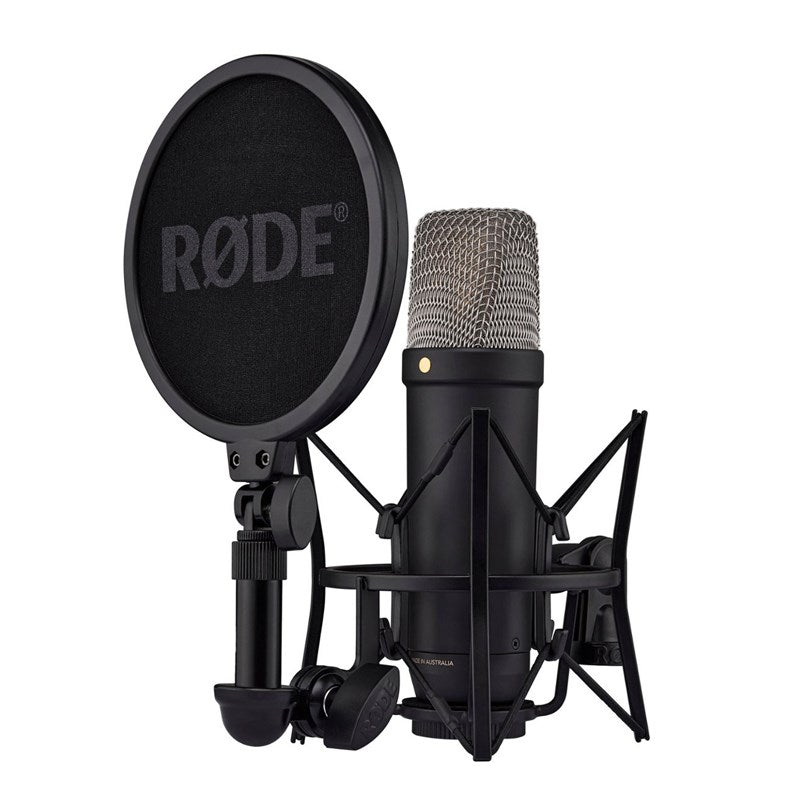 RODE NT1 5th Generation USB-C Studio Condenser Gaming and Streaming Microphone - Black
