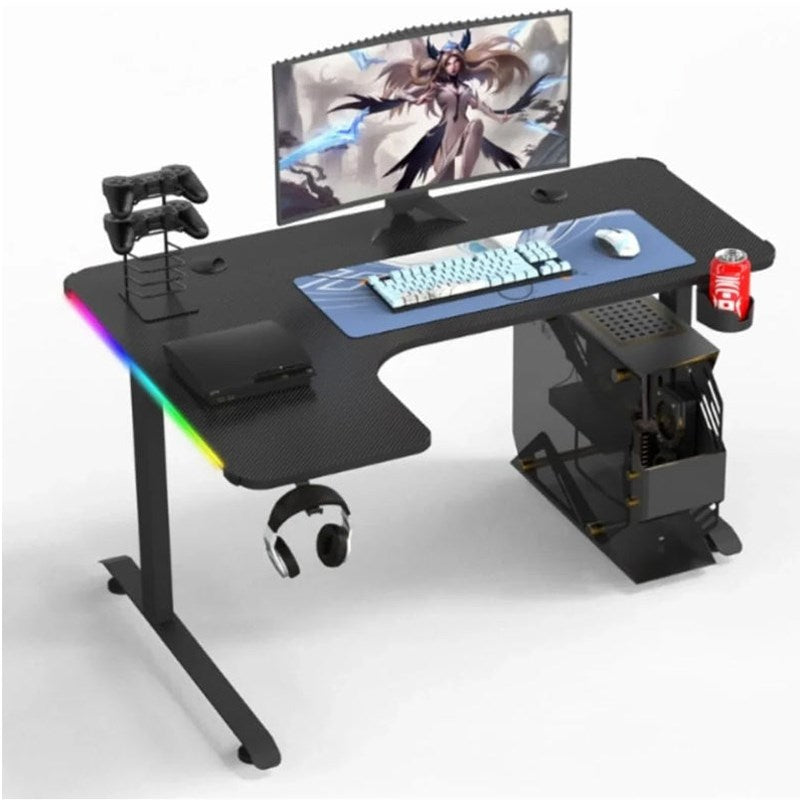 Gamer King L Corner RGB Gaming Desk with Remote Control