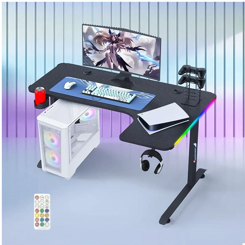 Gamer King R Corner RGB Gaming Desk with Remote Control