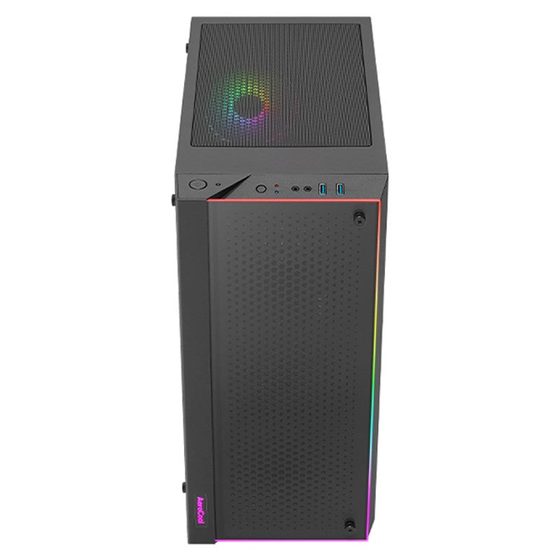 Aerocool Skribble ARGB ATX Mid Tower Case - Black
