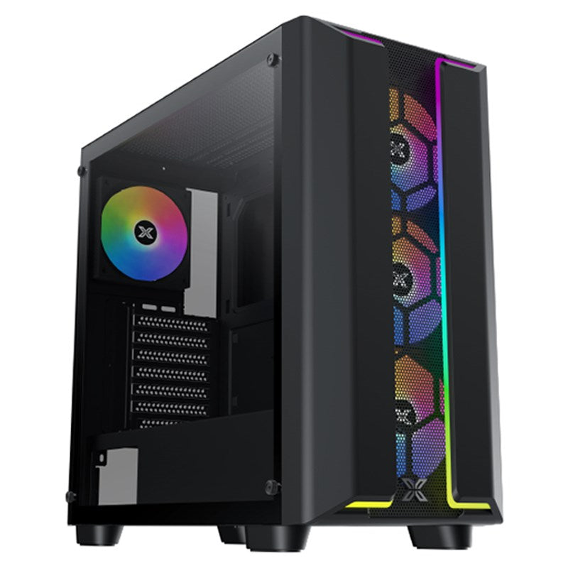 XIGMATEK GAMING Y PRO ARGB E-ATX Mid Tower Case - Black