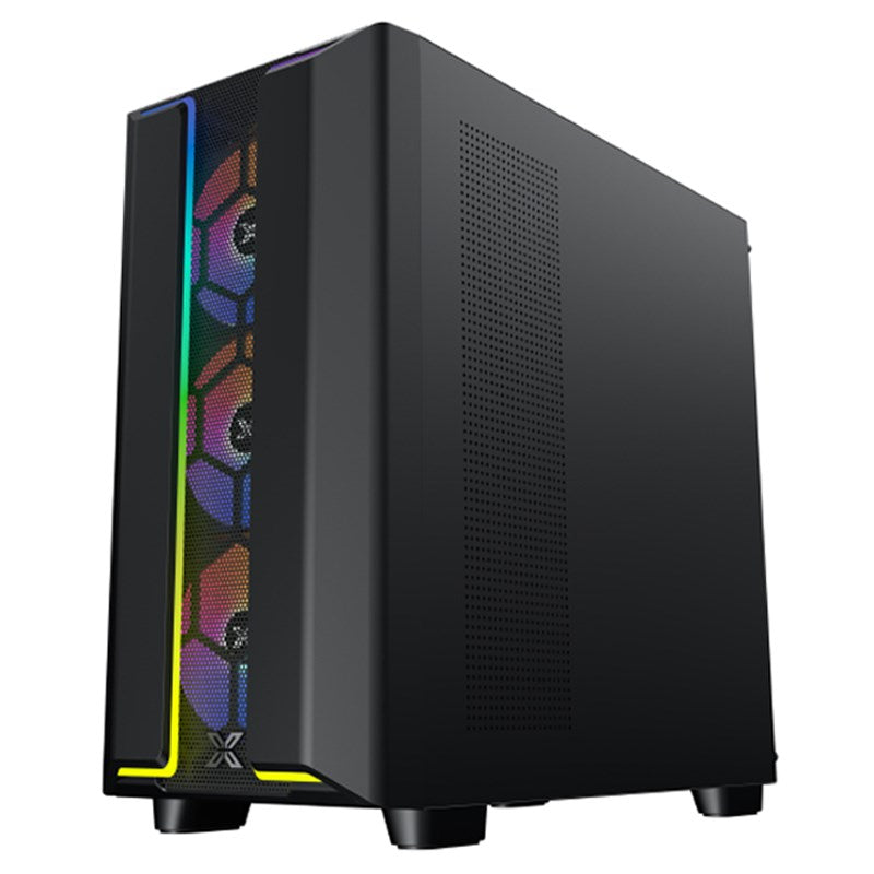 XIGMATEK GAMING Y PRO ARGB E-ATX Mid Tower Case - Black