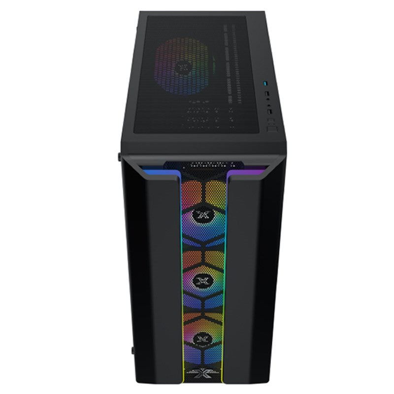 XIGMATEK GAMING Y PRO ARGB E-ATX Mid Tower Case - Black