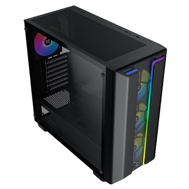 XIGMATEK GAMING Y PRO ARGB E-ATX Mid Tower Case - Black