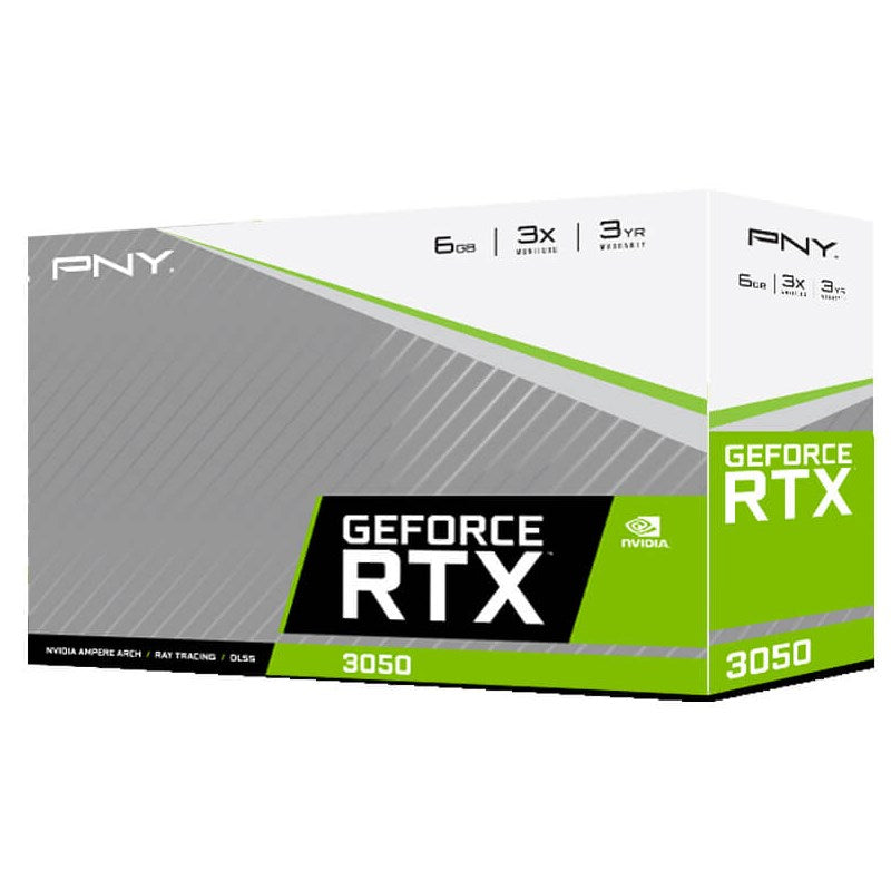 PNY GeForce RTX 3050 6GB Verto Dual Fan Gaming Graphics Card