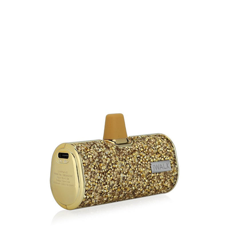 iWalk Link Me Plus Pocket Battery 4500 mAh For Iphone, Diamond Gold