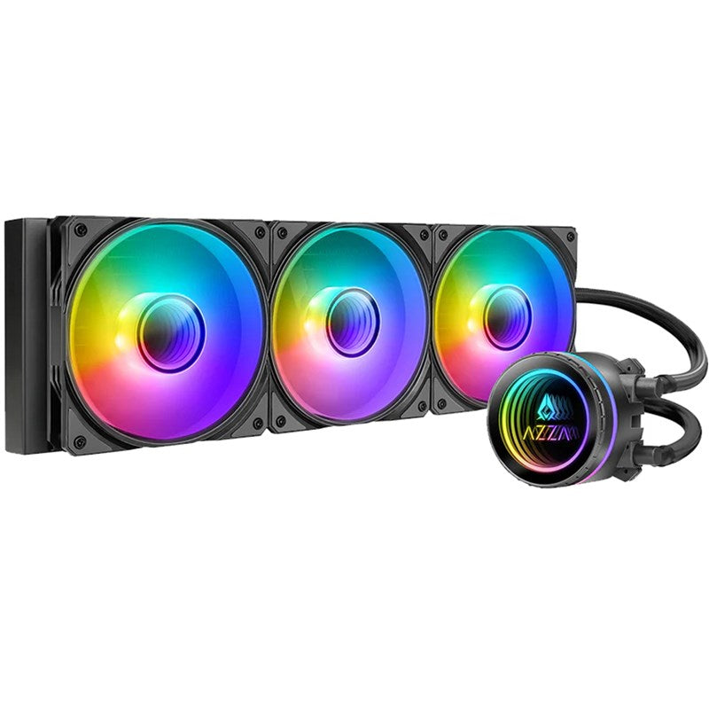AZZA GALEFORCE 360mm All-in-One RGB Liquid CPU Cooler - Black