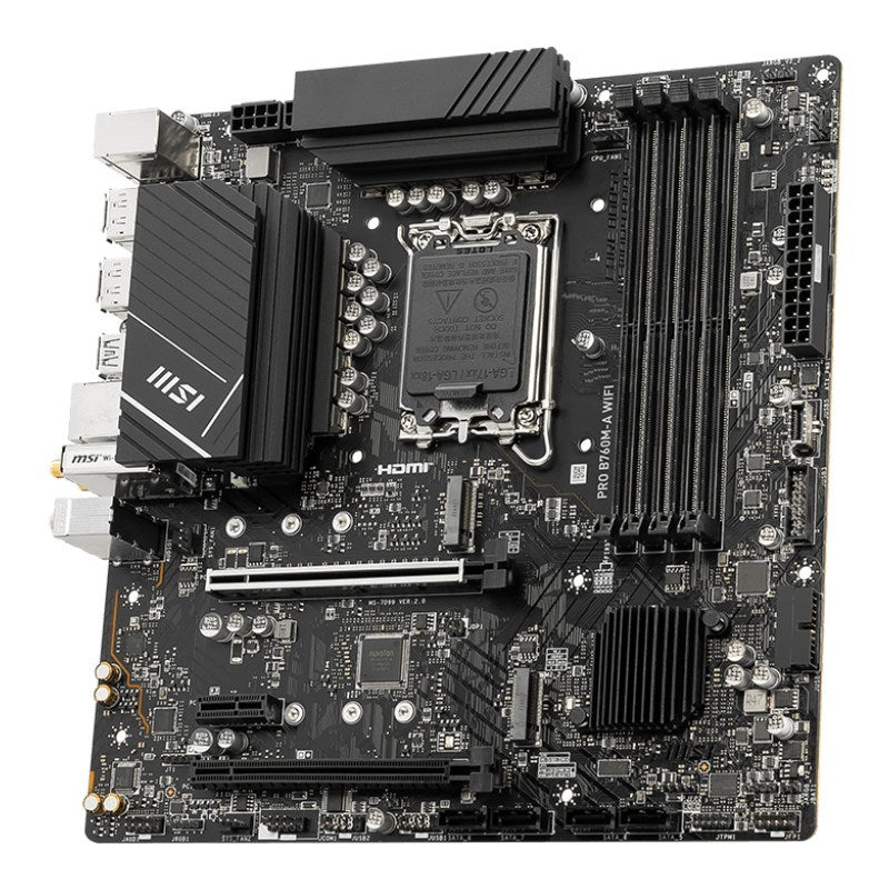 MSI PRO B760M-A WIFI DDR5 mATX Gaming Motherboard