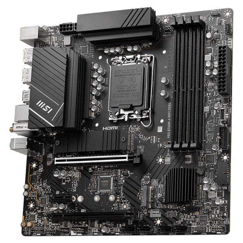 MSI PRO B760M-A WIFI DDR4 mATX Gaming Motherboard