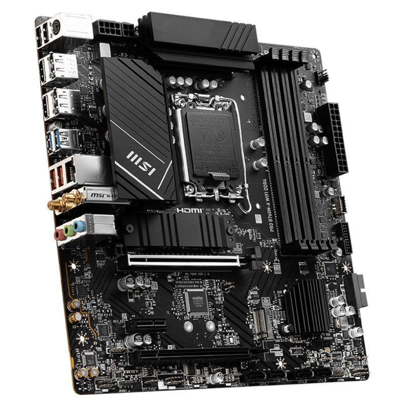 MSI PRO B760M-A WIFI DDR4 mATX Gaming Motherboard