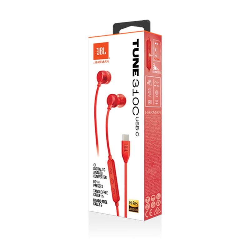 JBL Tune 310C Wired Type-C Hi-Res in-Ear Headphones