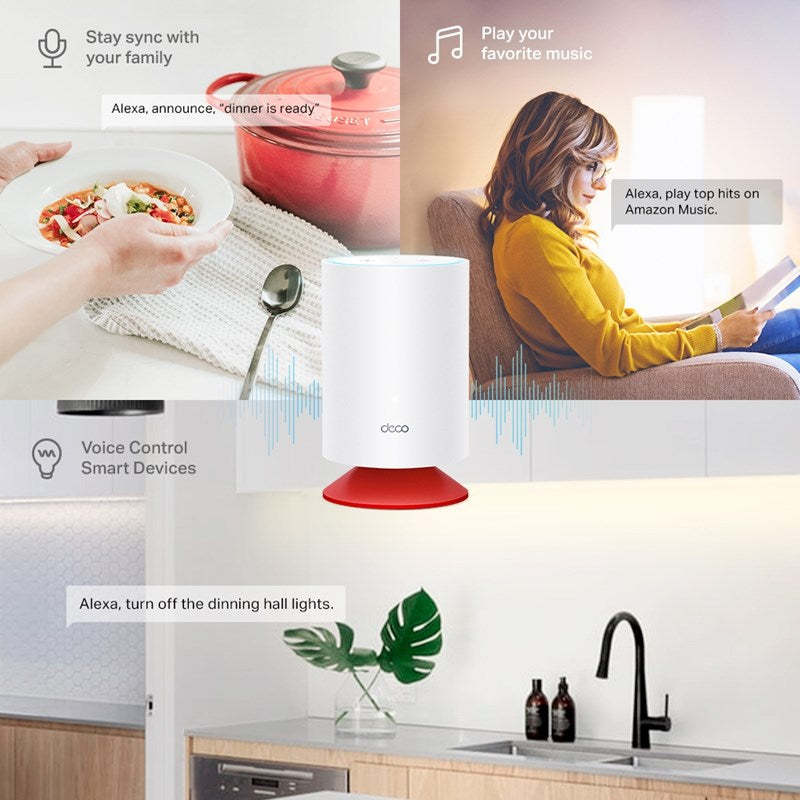 TP-Link Deco Voice X20 AX1800 Mesh Wi-Fi 6 System with Alexa Built-In