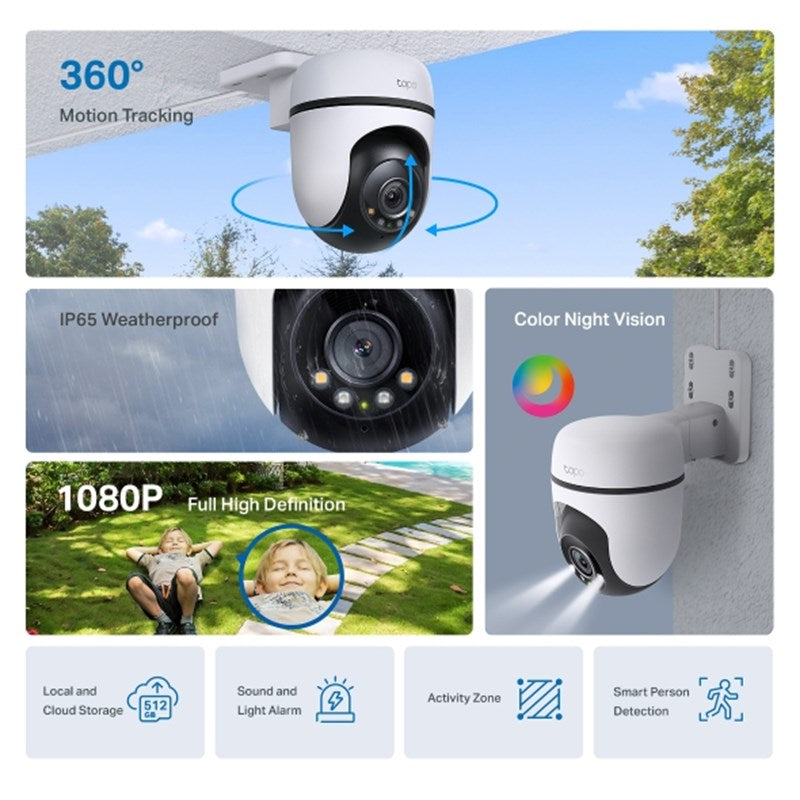 TP-Link Tapo C500 Outdoor Pan/Tilt Security Wi-Fi Camera
