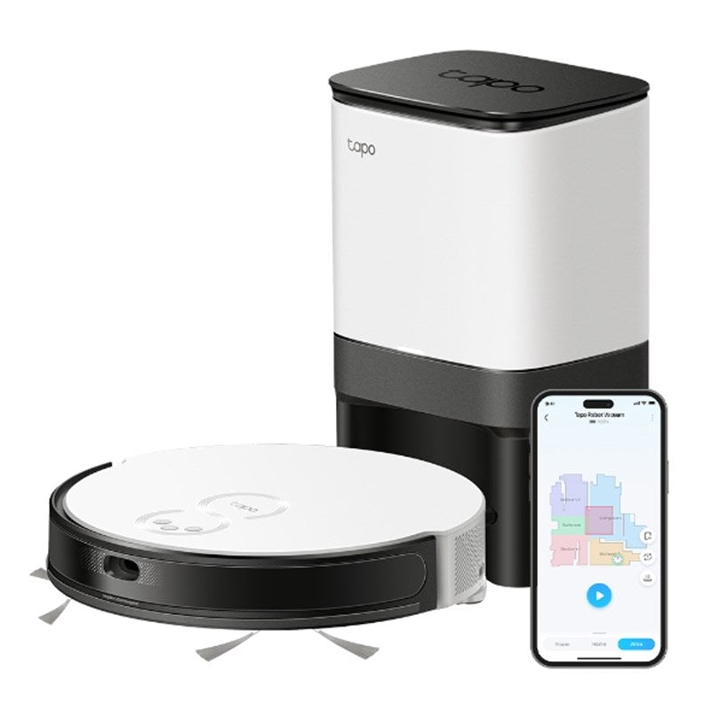 TP-Link Tapo RV20 Mop Plus MagSlim LiDAR Navigation Robot Vacuum & Mop+ Smart Auto-Empty Dock