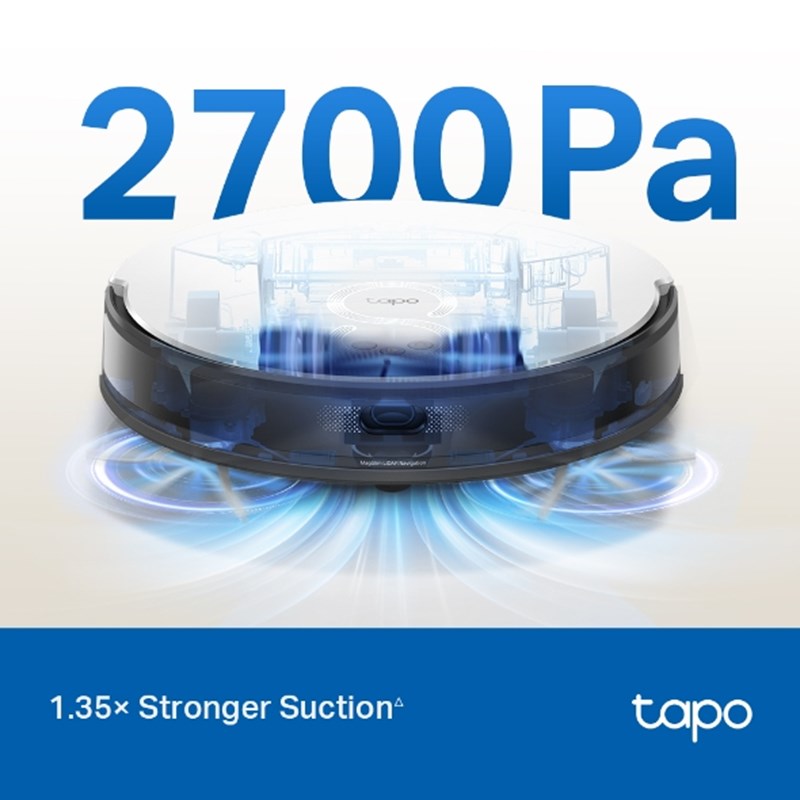 TP-Link Tapo RV20 Mop Plus MagSlim LiDAR Navigation Robot Vacuum & Mop+ Smart Auto-Empty Dock
