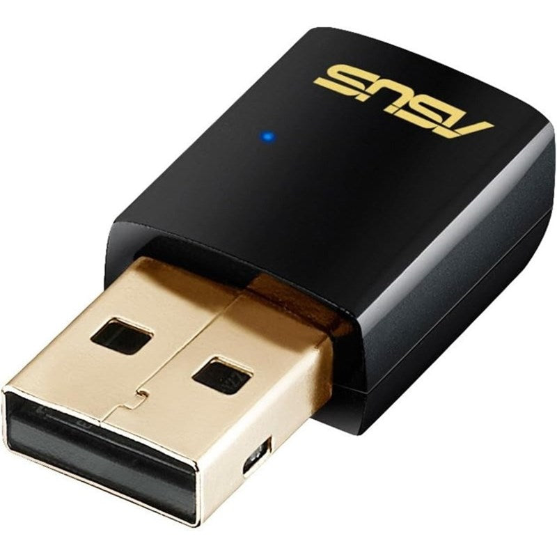 Asus USB AC51, Dual Band Wireless Wi-Fi Adapter - Black