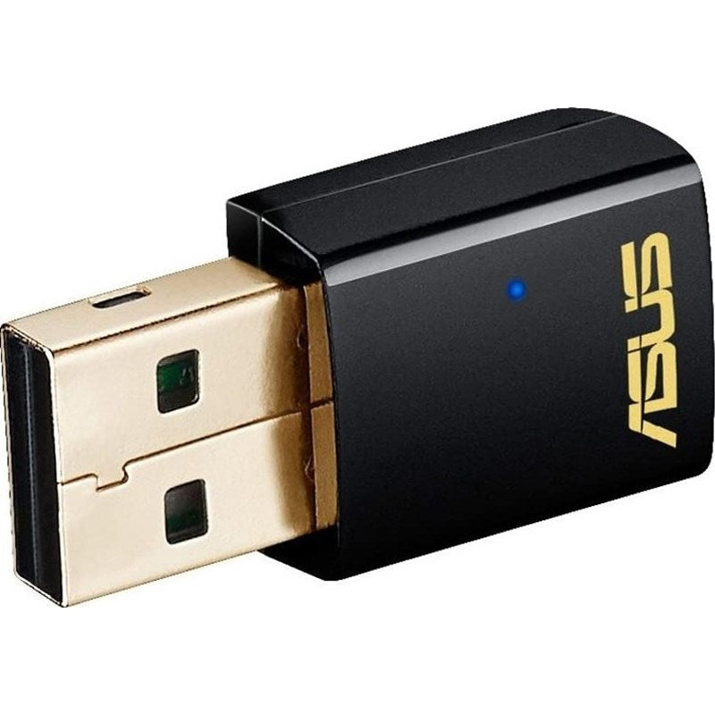 Asus USB AC51, Dual Band Wireless Wi-Fi Adapter - Black