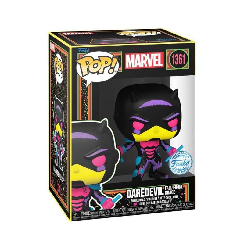 Funko Pop! Marvel: Armored Daredevil (BLKLT)(Exc)