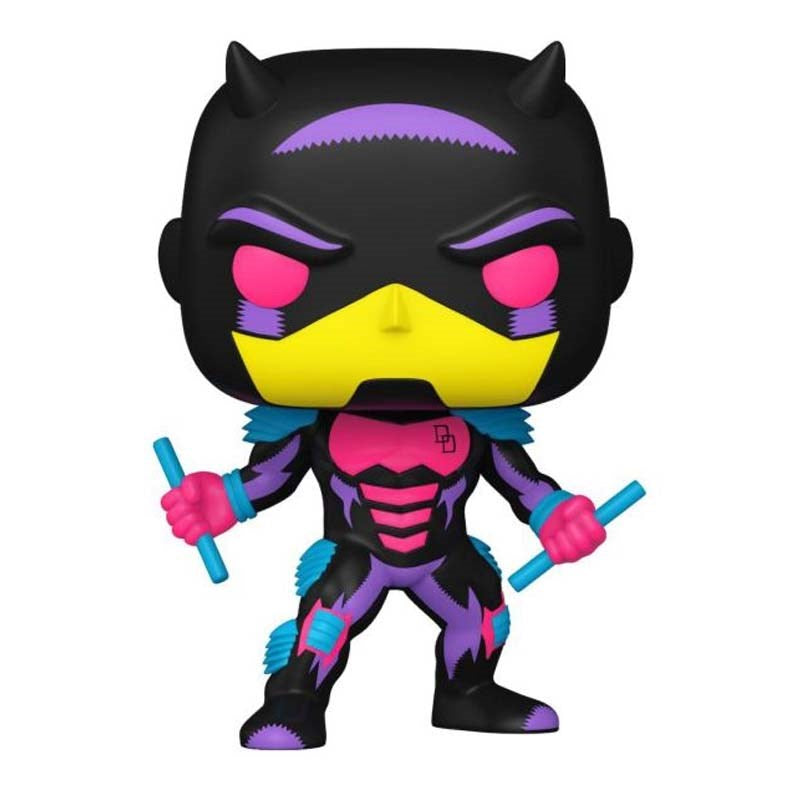 Funko Pop! Marvel: Armored Daredevil (BLKLT)(Exc)