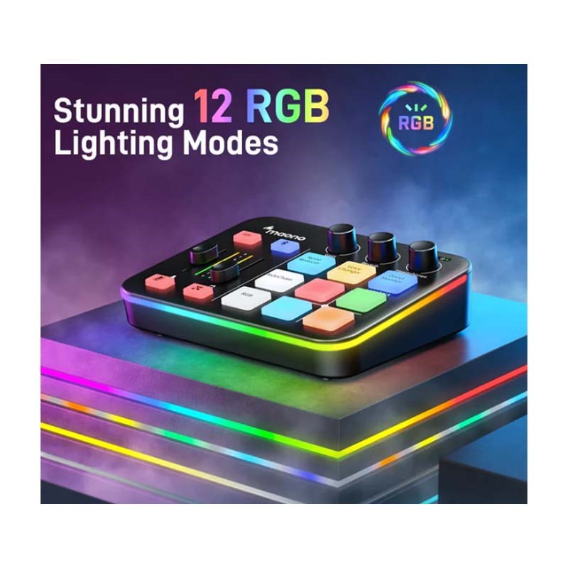 Maonocaster G1 NEO Audio Mixer For Game Streamer – Black