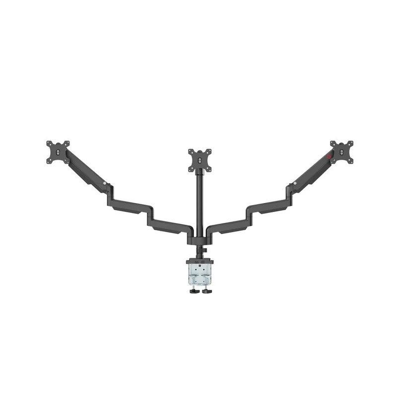 GAMEON GO-5367 Triple Monitor Arm, Stand And Mount For Gaming And Office Use, 17