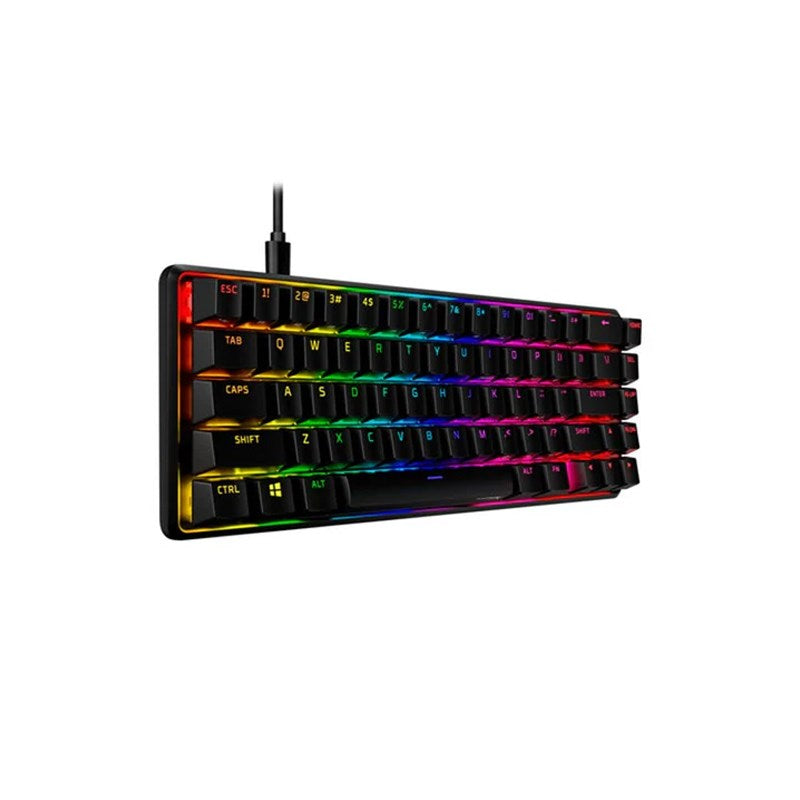 HyperX Alloy Origins 65, HX Red RGB Wired Mechanical Gaming Keyboard (US Layout) – Black - Open Box