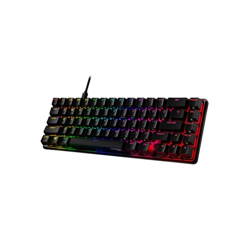 HyperX Alloy Origins 65, HX Red RGB Wired Mechanical Gaming Keyboard (US Layout) – Black - Open Box