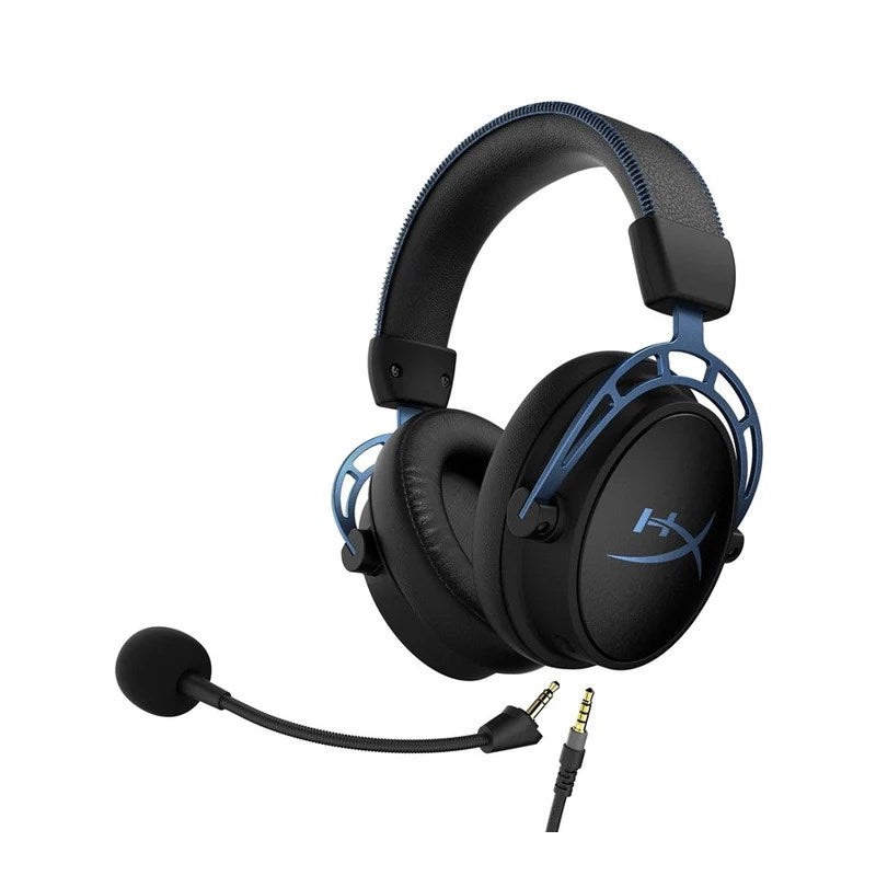 HyperX Cloud Alpha S, 7.1 Surround Sound Wired Gaming Headset for PC, PS5, PS4 - Blue - Open Box