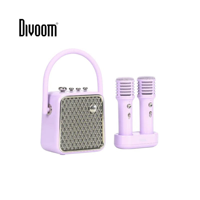 Divoom SongBird SE Portable Bluetooth Speaker With Dual Microphone Karaoke Function