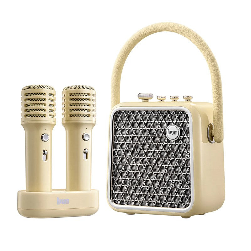 Divoom SongBird SE Portable Bluetooth Speaker With Dual Microphone Karaoke Function