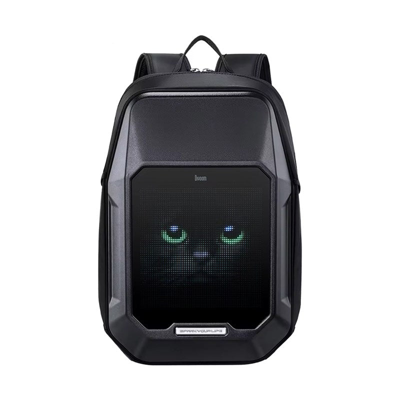 Divoom Cyberbag Customizable Pixel LED Animation Display Backpack With App Control - Black