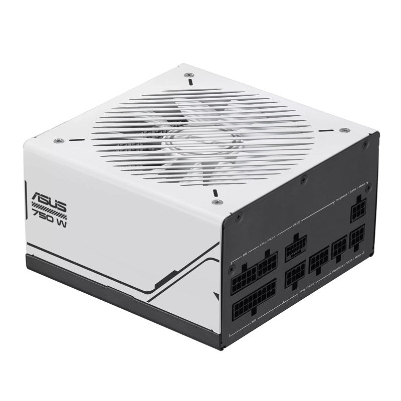 Asus Prime 750W Gold Fully Modular Gaming Power Supply - Black/White