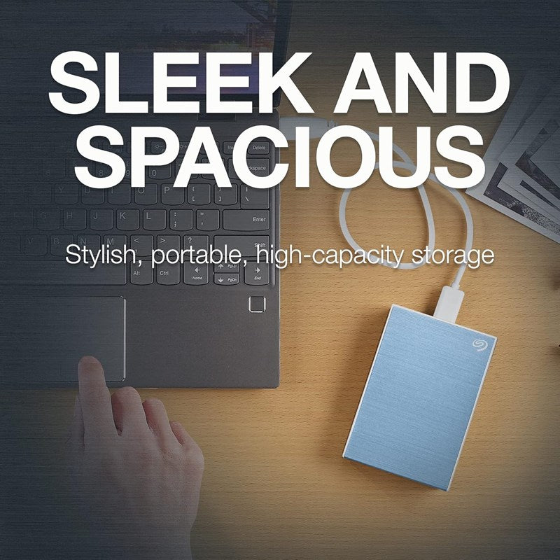 Seagate 1 TB One Touch USB 3.2 Gen 1 External Hard Drive with Password Protection