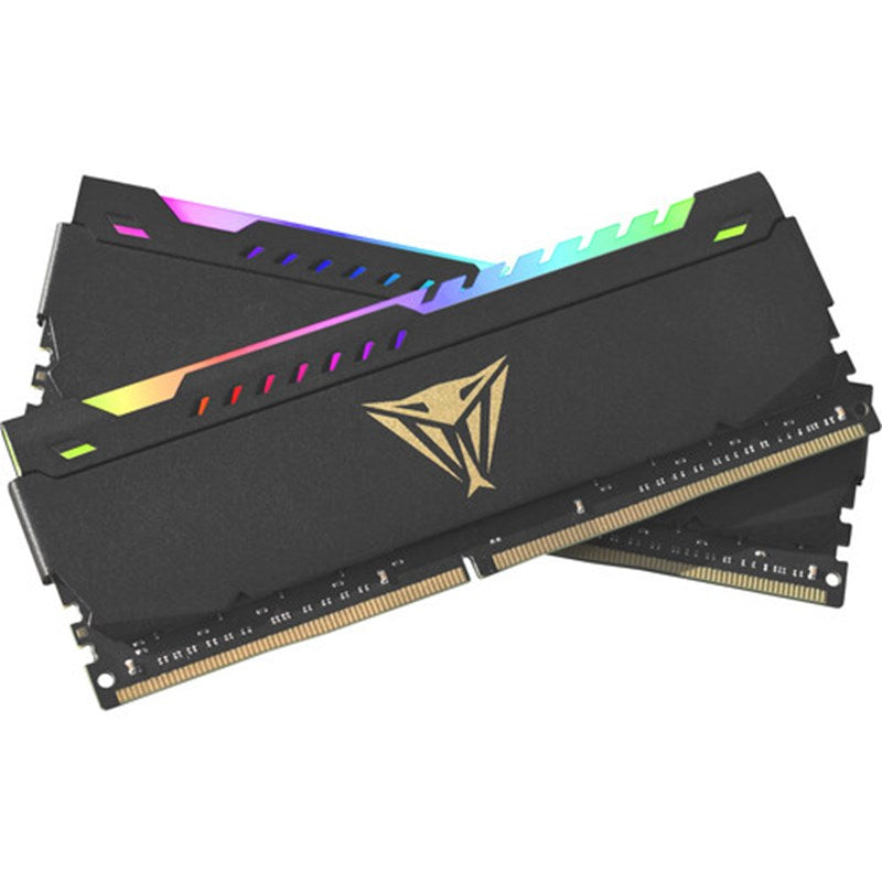 Patriot Viper Steel RGB 16GB (2 x 8GB) DDR4 3200 MHz RAM Memory Kit - Black