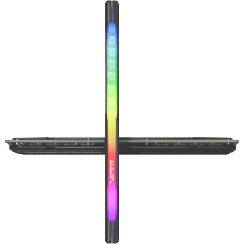 Patriot Viper Steel RGB 16GB (2 x 8GB) DDR4 3200 MHz RAM Memory Kit - Black