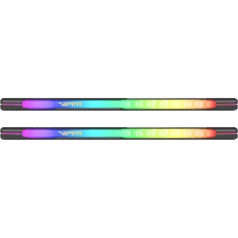 Patriot Viper Steel RGB 16GB (2 x 8GB) DDR4 3200 MHz RAM Memory Kit - Black